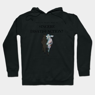 Sincere Disatisfaction Surreal Funny Broken Translation Hoodie